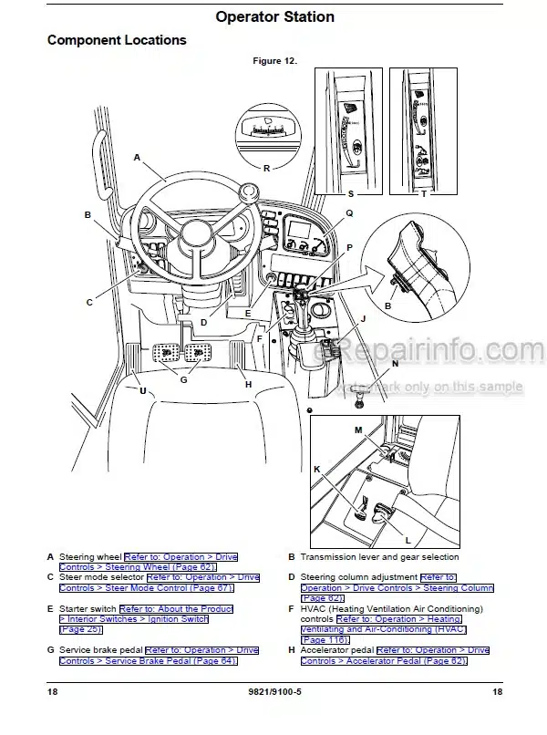 Photo 3 - JCB 525-60 Loadall Operators Manual Compact Telescopic Handler 9821-9100