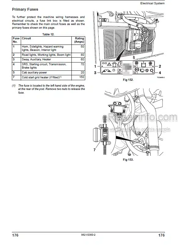 Photo 4 - JCB 526-56 Loadall Operators Manual Telescopic Handler