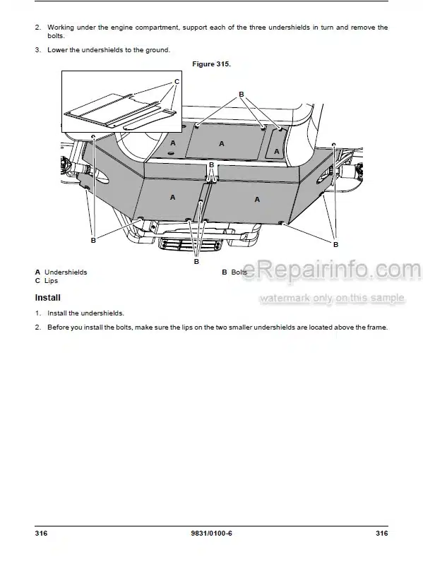 Photo 5 - JCB 526-56 531-70 535-95 536-60 536-70 536-70LP 541-70 550-80 560-80 Loadall Operators Manual Telescopic Handler 9831-0100