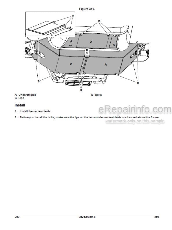 Photo 5 - JCB 526-56 531-70 533-105 535-95 535-V125 535-V140 536-60 536-70 536-70LP 540-140 540-170 540-200 540-V140 541-70 550-80 560-80 T4I Loadall Operators Manual Telescopic Handler 9821-9050