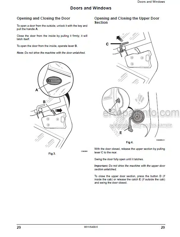 Photo 5 - JCB 527-58 Loadall Operators Manual Telescopic Handler 9811-5400