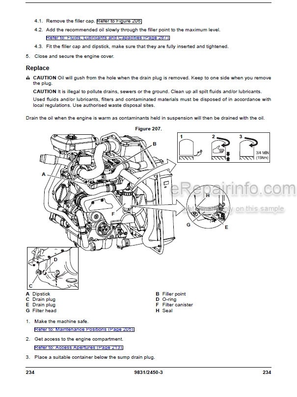 Photo 5 - JCB 527-58 T4F Loadall Operators Manual Telescopic Handler 9831-2450