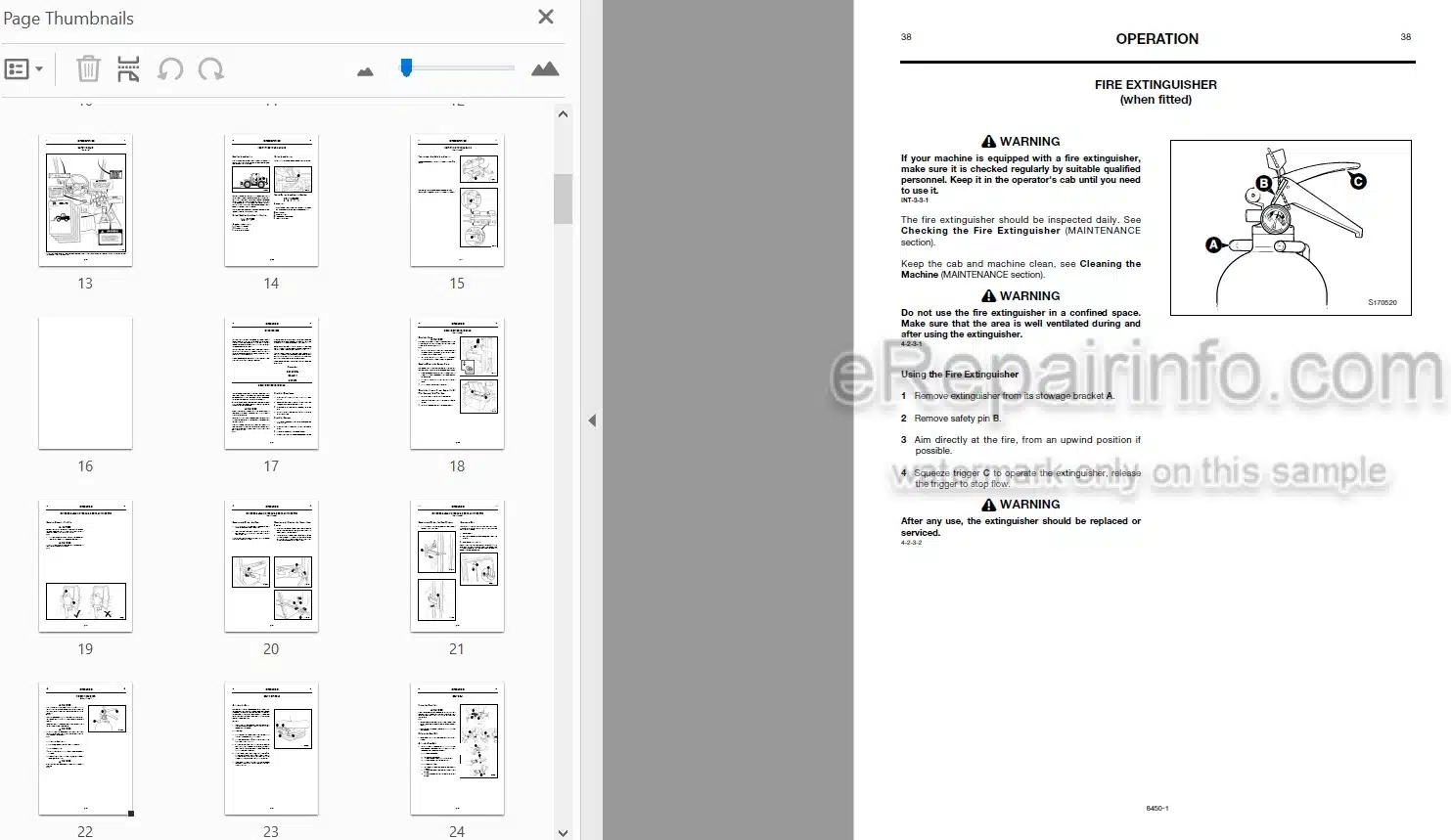 Photo 3 - JCB 528-70 528S 530-60 Loadall Operators Manual Telescopic Handler 8450