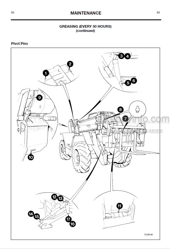 Photo 5 - JCB 530-110 Loadall Operators Handbook Telescopic Handler 9801-8190
