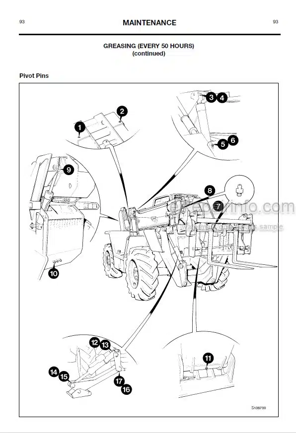 Photo 5 - JCB 530-110 Loadall Operators Handbook Telescopic Handler 9801-8190