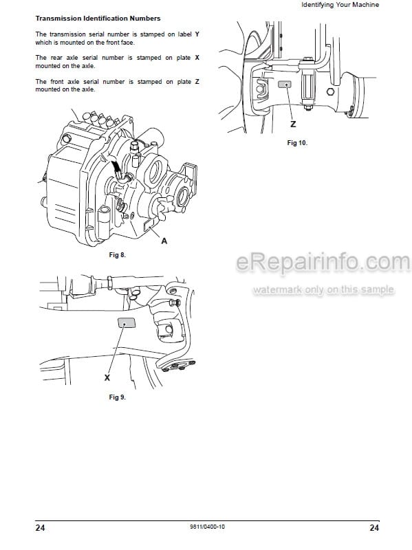 Photo 4 - JCB 531-70 533-105 535-95 535-125 535-140 536-60 536-70 540-140 540-170 541-70 Side Engine Loadall Operators Manual Telescopic Handler 9811-0400
