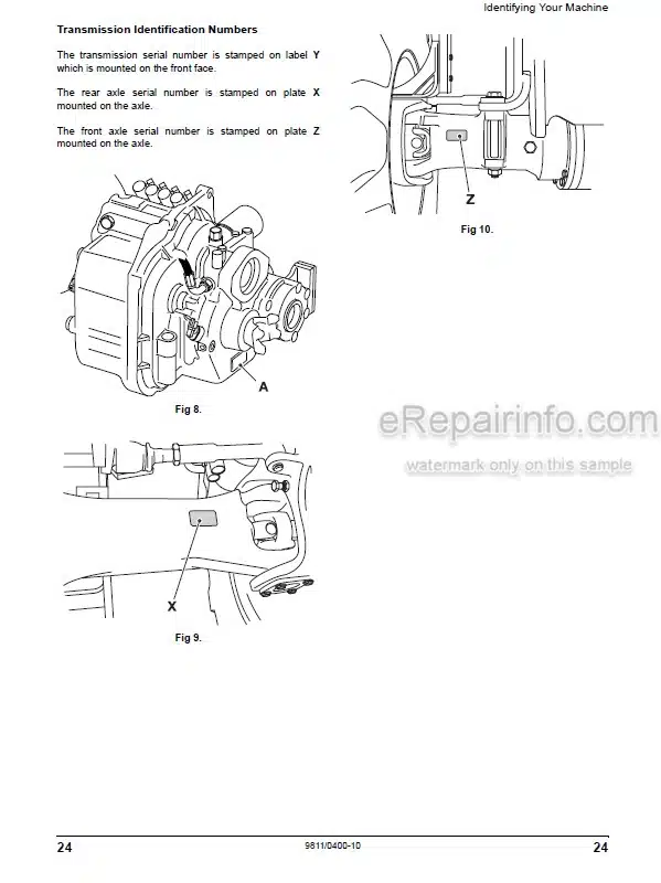 Photo 2 - JCB 531-70 533-105 535-95 535-125 535-140 536-60 536-70 540-140 540-170 541-70 Side Engine Loadall Operators Manual Telescopic Handler 9811-0400