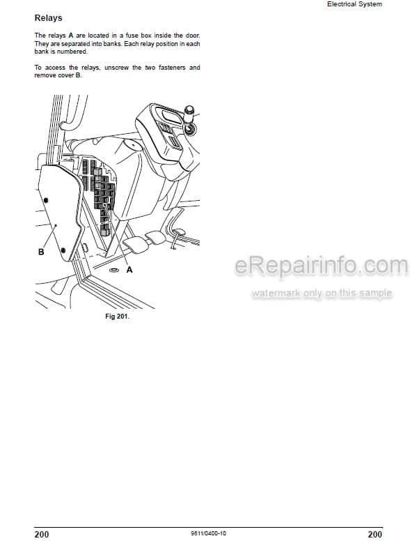 Photo 5 - JCB 531-70 533-105 535-95 535-125 535-140 536-60 536-70 540-140 540-170 541-70 Side Engine Loadall Operators Manual Telescopic Handler 9811-0400