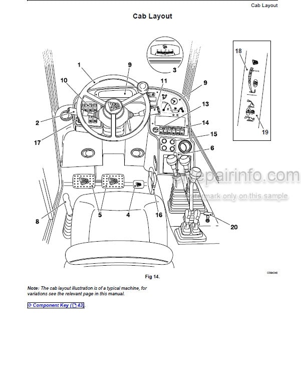 Photo 3 - JCB 531-70 533-105 535-95 535-125 HiViz 535-140 HiViz 536-60 536-70 540-140 550-140 540-170 550-170 541-70 Side Engine Tier 2 Loadall Operators Manual Telescopic Handler 9811-5800