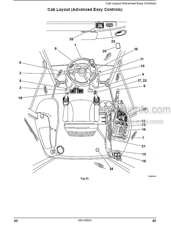 Photo 3 - JCB 5CX ECO Tier 2 Operators Manual Backhoe Loader 9821-3200