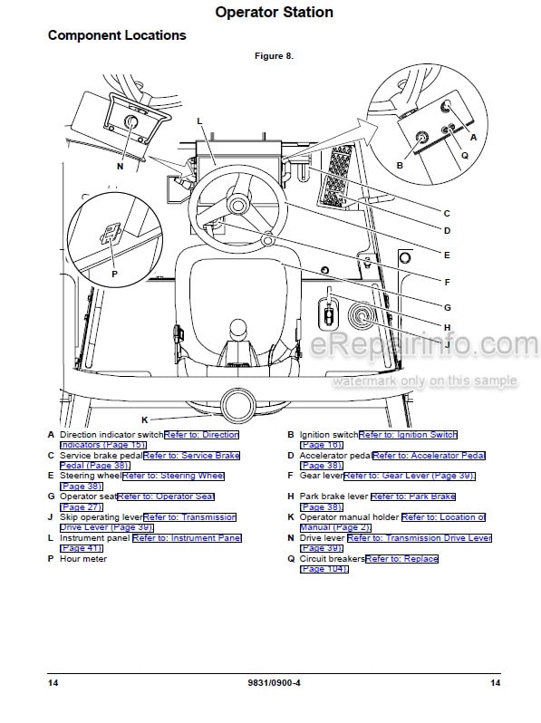 Photo 3 - JCB 6TFT 6TST Operators Manual Dumper 9831-0900