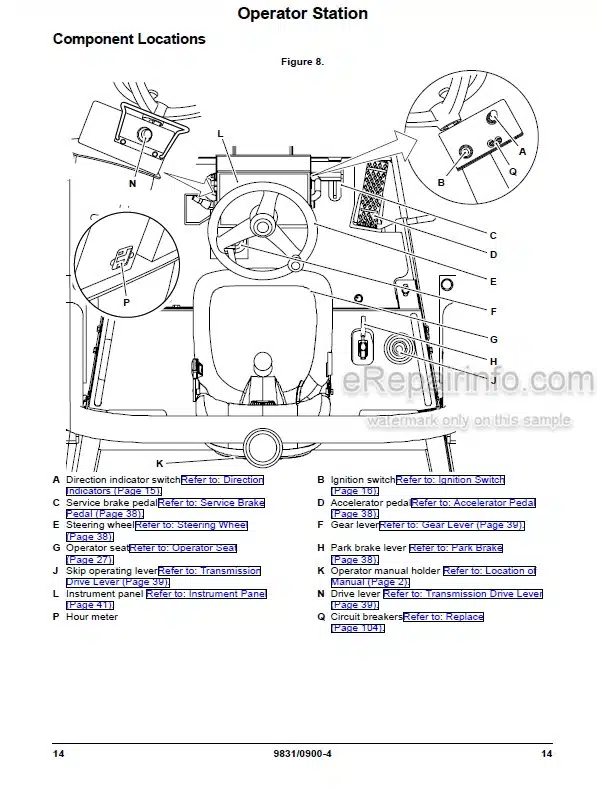 Photo 3 - JCB 6TFT 6TST Operators Manual Dumper 9831-0900