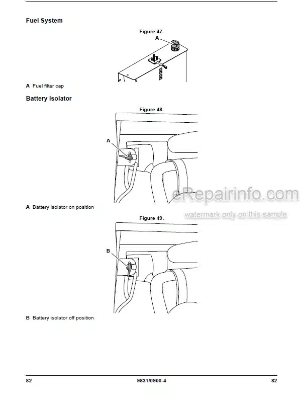 Photo 5 - JCB 6TFT 6TST Operators Manual Dumper 9831-0900