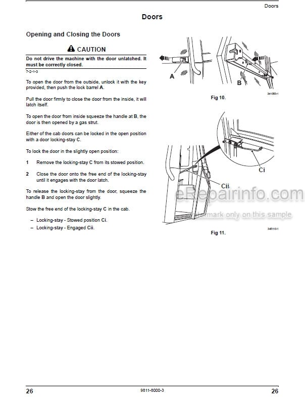Photo 9 - JCB 714 718 Tier 3 Operator Manual Articulated Dump Truck 9811-8000