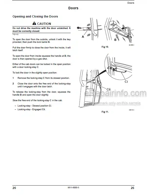 Photo 3 - JCB 714 718 Tier 3 Operator Manual Articulated Dump Truck 9811-8000