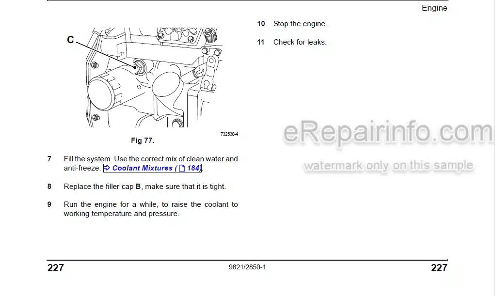 Photo 6 - JCB 8025Z 8030Z 8035Z Operators Manual Compact Excavator 9811-6250