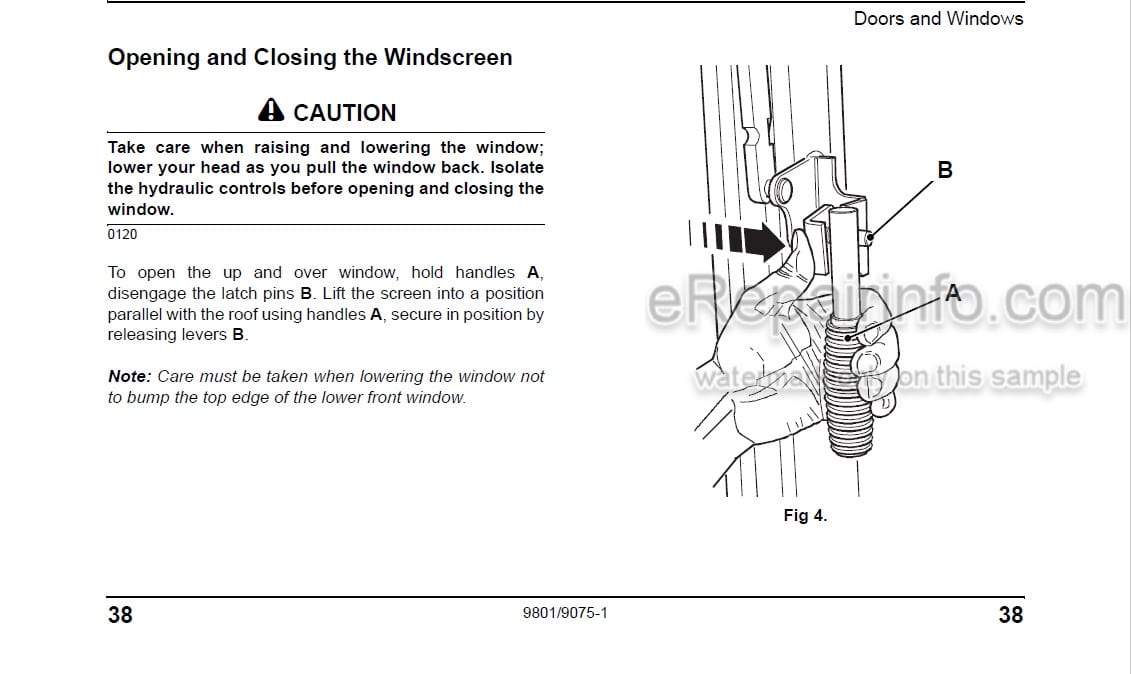 Photo 6 - JCB Fastrac 125 135 155 185 Operators Handbook Tractor 9801-1331