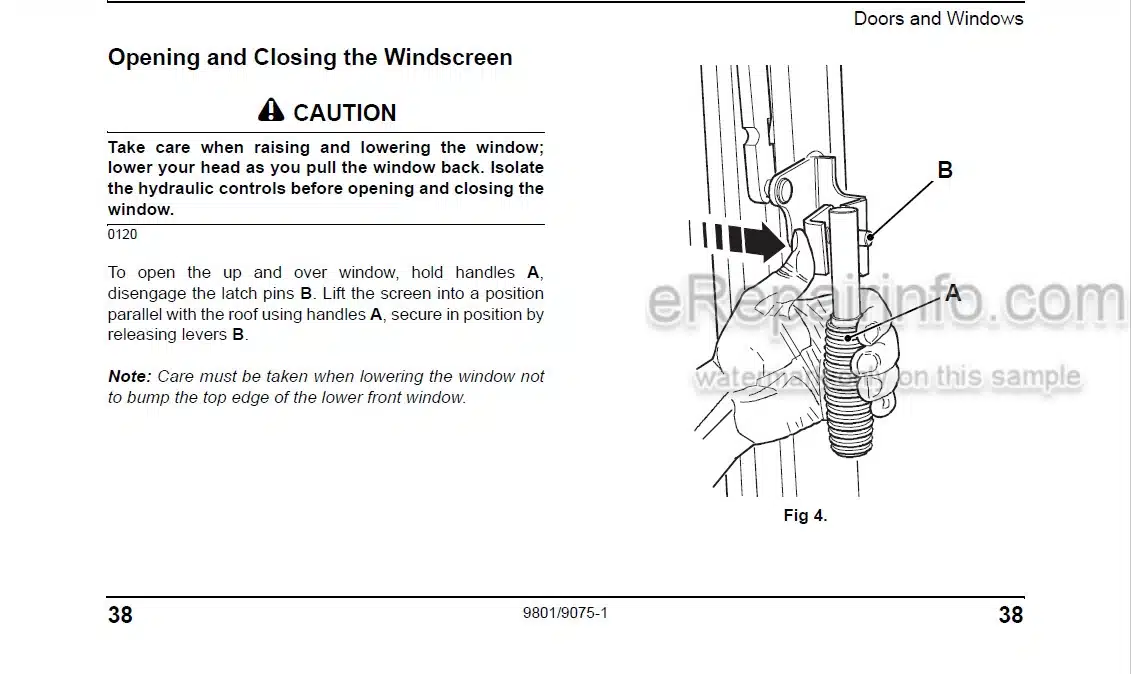 Photo 1 - JCB 8056 China Operators Manual Compact Excavator 9801-9075-1