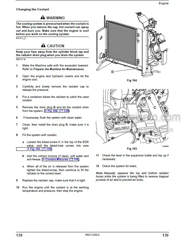 Photo 6 - JCB JS30 Operators Manual Compact Excavator 9821-7400