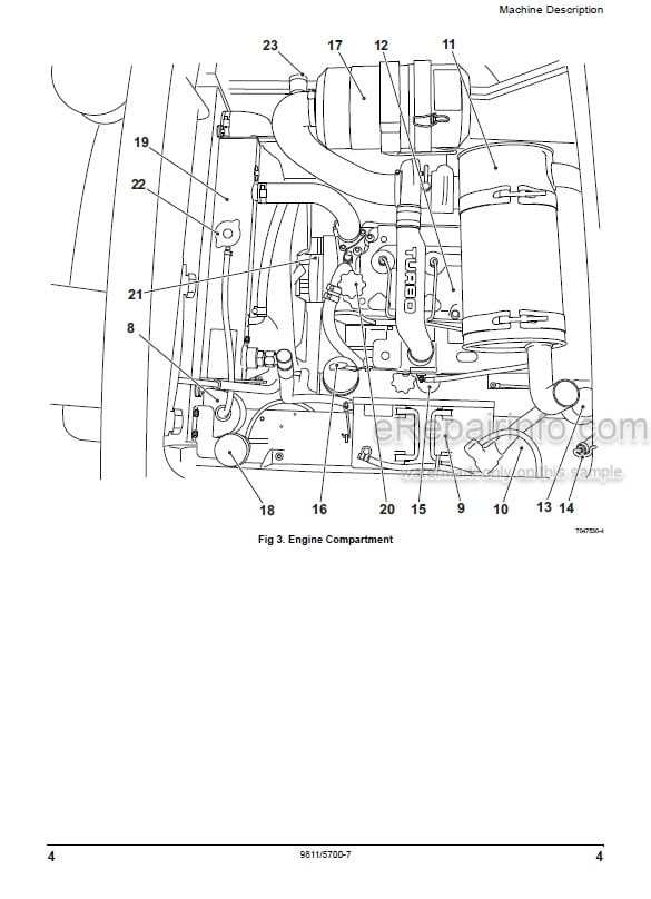 Photo 3 - JCB 926 930 940 950 Operators Manual Forklift 9811-5700