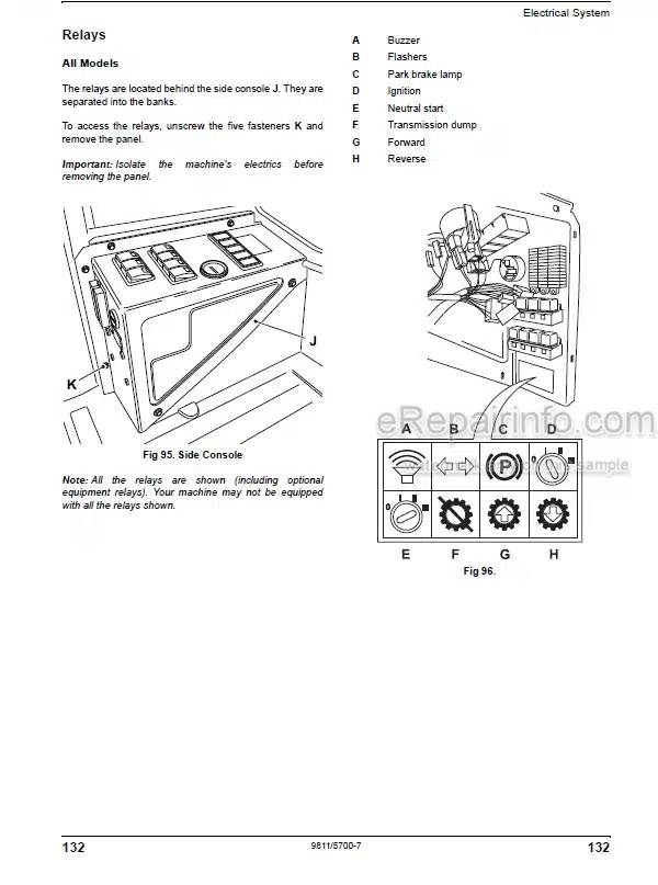 Photo 11 - JCB 926 930 940 950 Operators Manual Forklift 9811-5700