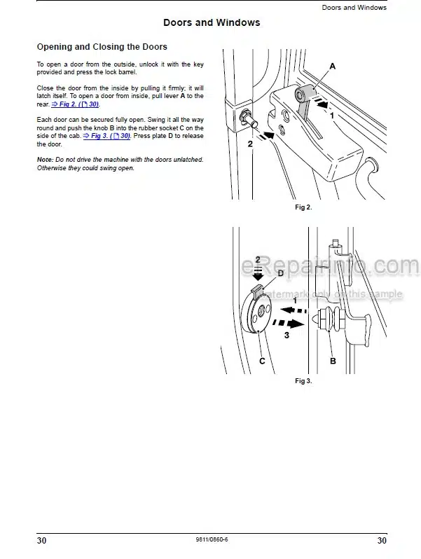 Photo 9 - JCB 926 930 940 Operators Manual Forklift 9811-0860