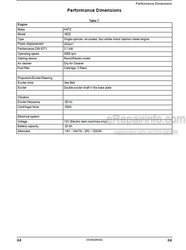 Photo 5 - JCB DE35-42 Operators Manual Reversible Plate Compactor 333-A4259-02
