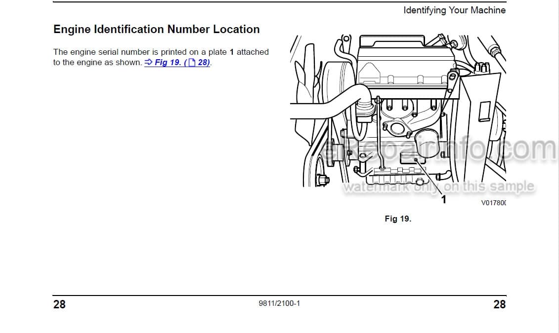 Photo 3 - JCB FM25 Operators Manual Front Mower 9811-2100