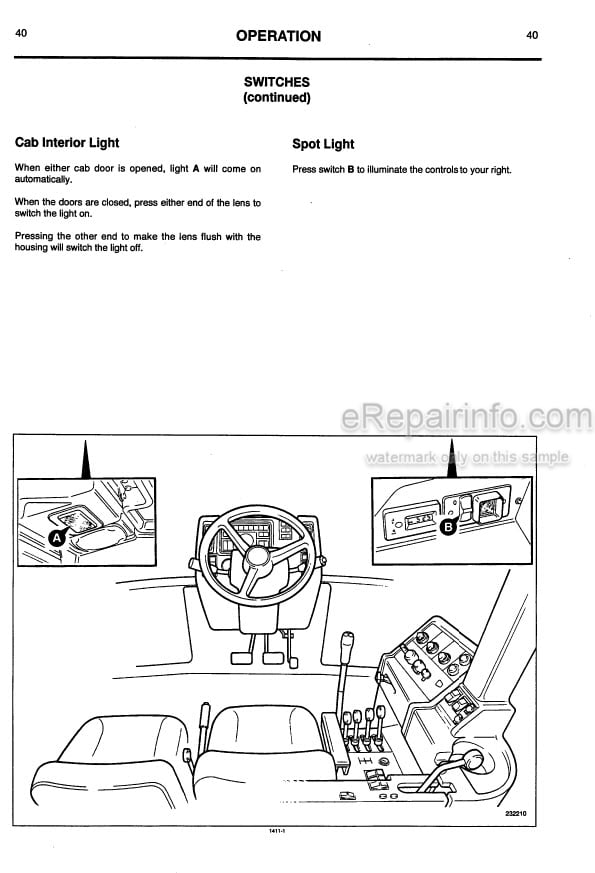 Photo 5 - JCB Fastrac 1115 1135 Operators Handbook Tractor 9801-1411