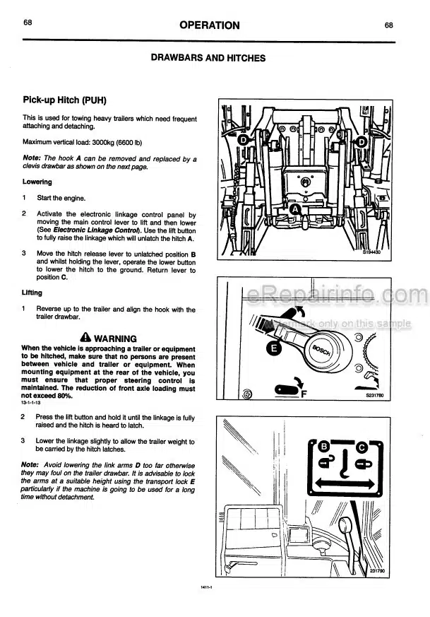 Photo 7 - JCB Fastrac 135 155 185 Operators Handbook Tractor 9801-1361