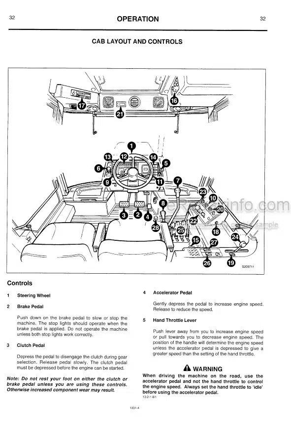 Photo 5 - JCB Fastrac 125 135 155 185 Operators Handbook Tractor 9801-1331