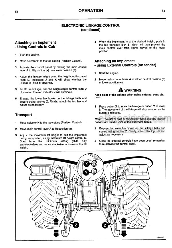 Photo 3 - JCB Fastrac 125 145T Operators Handbook Tractor 9801-1310
