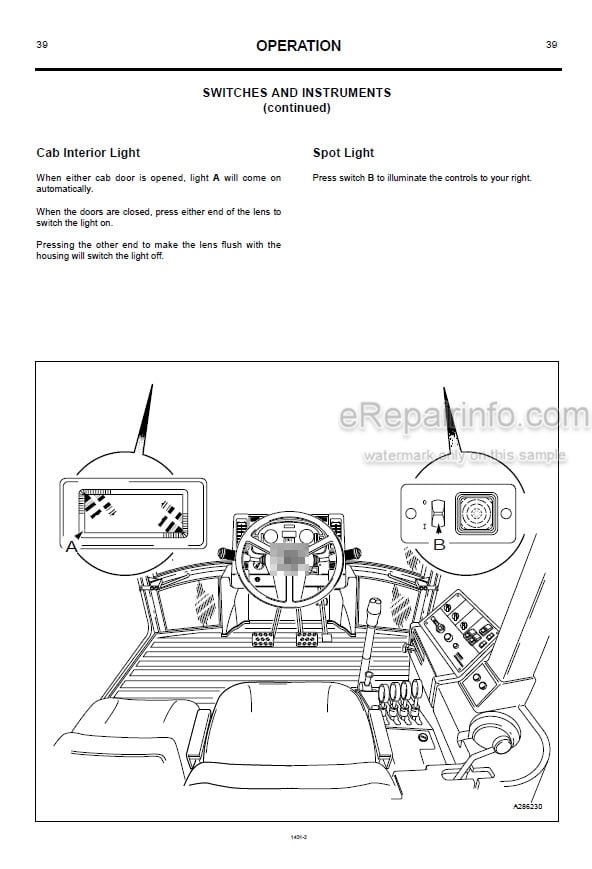 Photo 4 - JCB Fastrac 2115 2125 2150 Operators Manual Tractor 1431