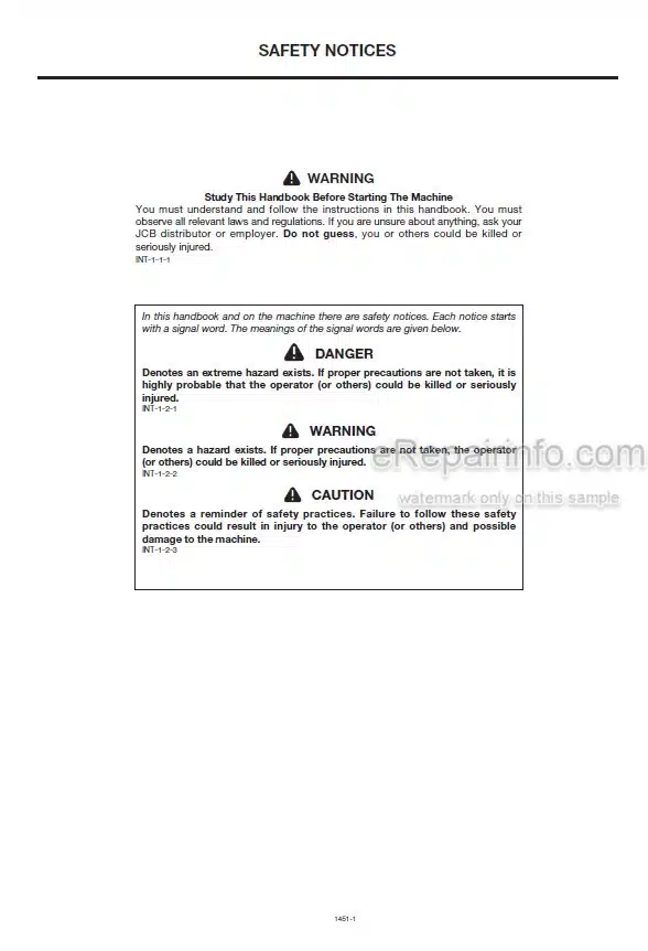 Photo 5 - JCB Fastrac 2115 2125 2150 Operators Manual Tractor 1451