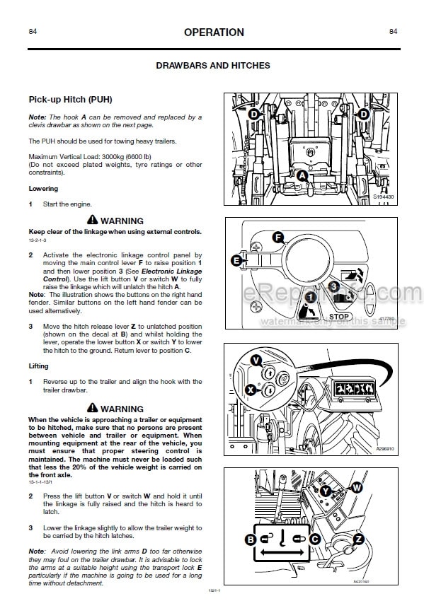 Photo 12 - JCB Fastrac 2140 Operators Manual Tractor 1521