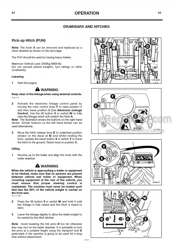 Photo 6 - JCB Fastrac 2155 2170 Operators Manual Tractor 9801-1581-5