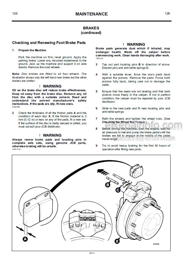 Photo 5 - JCB Fastrac 3155 3185 Operators Manual Tractor 1371