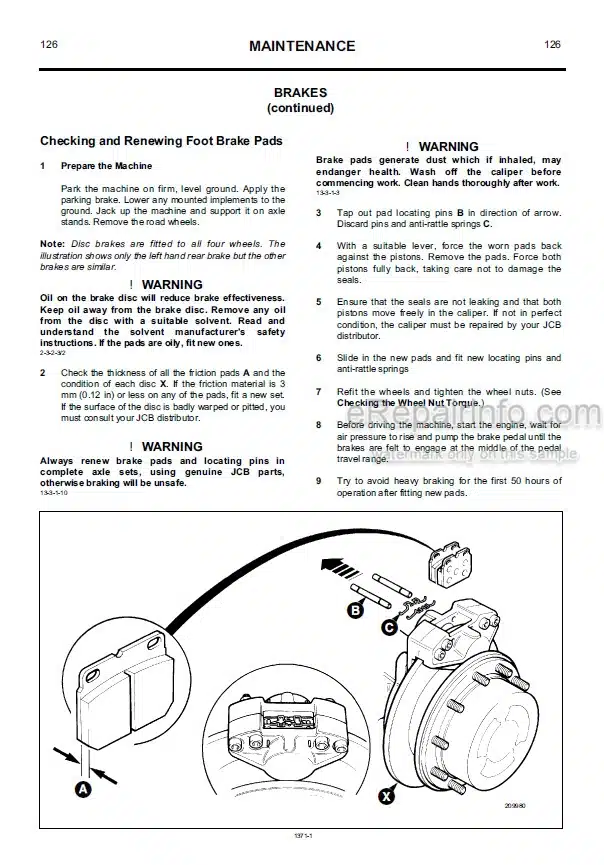 Photo 5 - JCB Fastrac 3155 3185 Operators Manual Tractor 1371