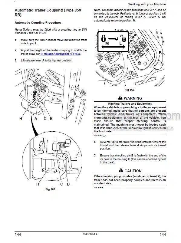 Photo 11 - JCB Fastrac 3170 3200 3230 Plus Operators Manual Tractor 9801-1561