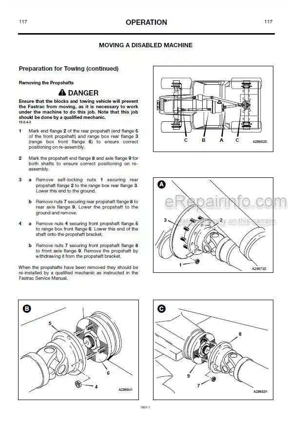 Photo 1 - JCB Fastrac 3170 3220 3230 Plus Operators Manual Tractor 1501