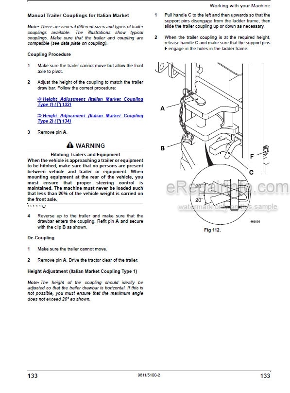Photo 9 - JCB Fastrac 3200 3230 Xtra Operators Manual Tractor