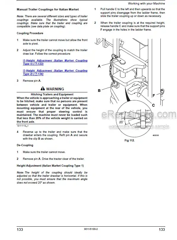 Photo 2 - JCB Fastrac 3200 3230 Xtra Operators Manual Tractor