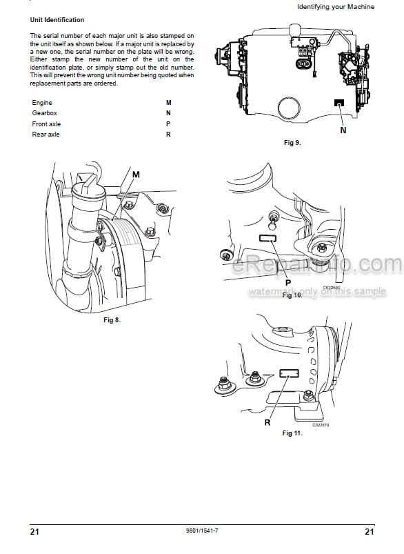 Photo 7 - JCB Fastrac 7170 7200 7230 7270 Operators Manual Tractor 9811-5500
