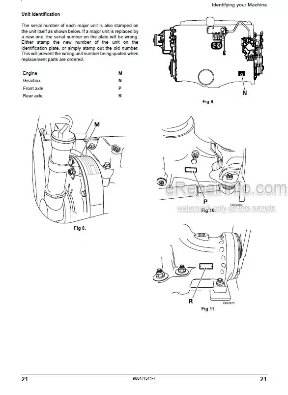 Photo 7 - JCB Fastrac 7170 7200 7230 7270 Operators Manual Tractor 9811-5500