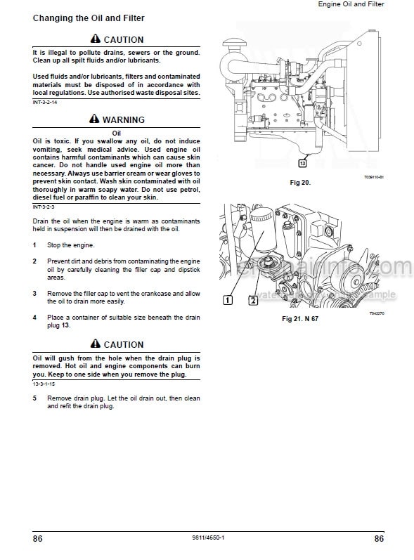 Photo 6 - JCB G144 G144Q G175 G175Q G220 G220Q G130R G160R G200R Operators Manual Generator 9811-2850