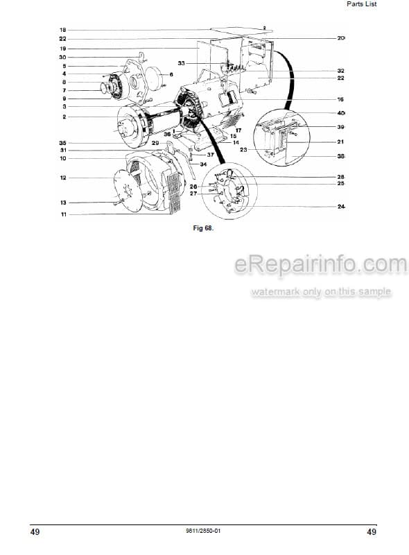Photo 6 - JCB G165 G165S G200 G200S G220 G220S G165QS G200QS G220QS Operators Manual Generator 9821-3750