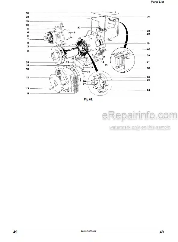 Photo 6 - JCB G165 G165S G200 G200S G220 G220S G165QS G200QS G220QS Operators Manual Generator 9821-3750