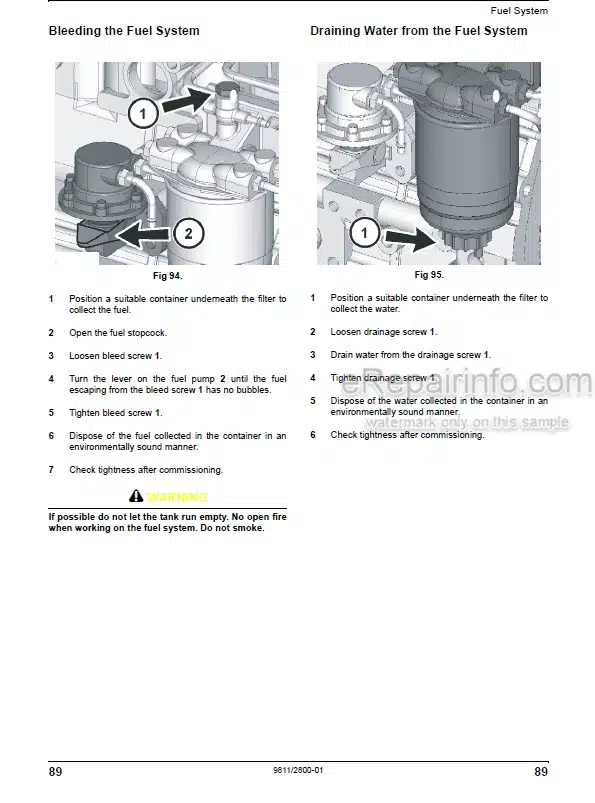 Photo 7 - JCB G8X G8QX G13X G13QX G17X G17QX G20RX G22X G22QX G30RX G33X G33QX G40RX G45X G45QX Operators Manual Generator 9811-4550