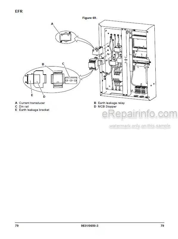 Photo 4 - JCB G20 G20QS G20S G27 G27QS G27S G33 G33QS G33S G34QS G40 G40QS G40S G41QS G45 G45QS G45S Operators Manual Generator 9831-0650