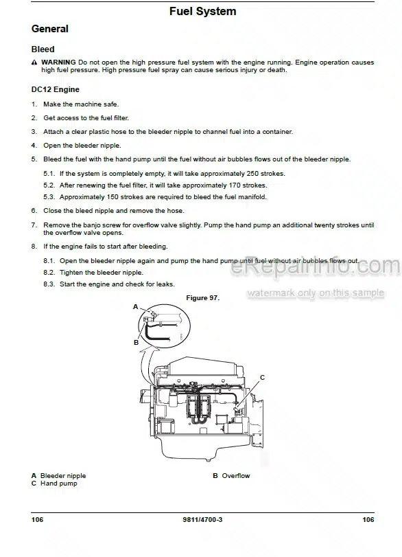 Photo 7 - JCB G165 G165S G200 G200S G220 G220S G165QS G200QS G220QS Operators Manual Generator 9821-3750